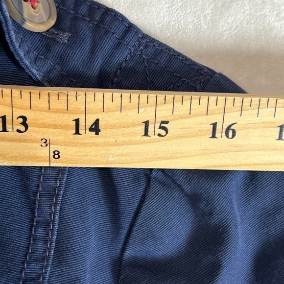 BODEN US12 Moto Utility Cotton Button Front Full Zip Padstow Navy Jacket Coat - Picture 12 of 12